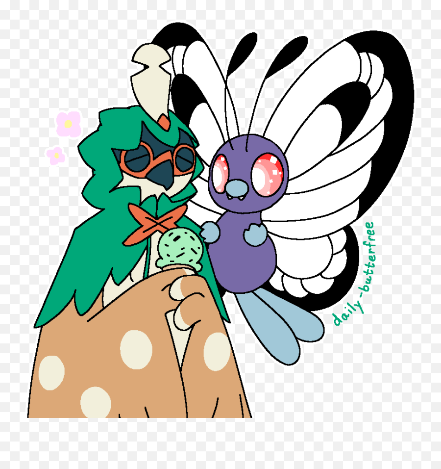 Flyin Free - Cartoon Png,Butterfree Png