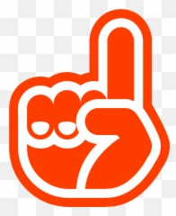 Foam Finger Png Picture - Red Pointing Finger Png,Foam Finger Png