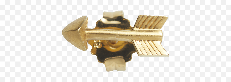 Arrow Earstud Gold Png