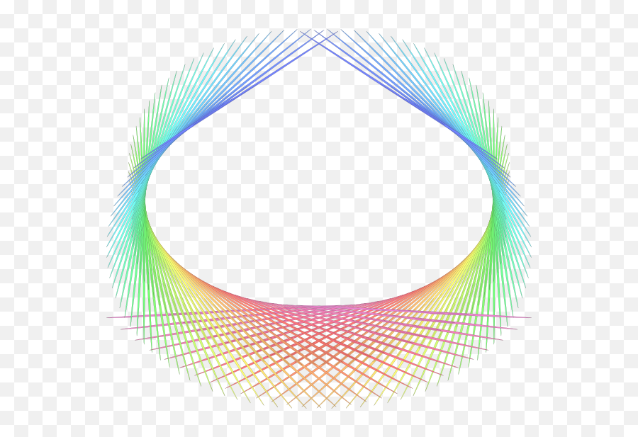 Abstract Border Line Png Image - Abstract Vector Line Png,Rainbow Line Png