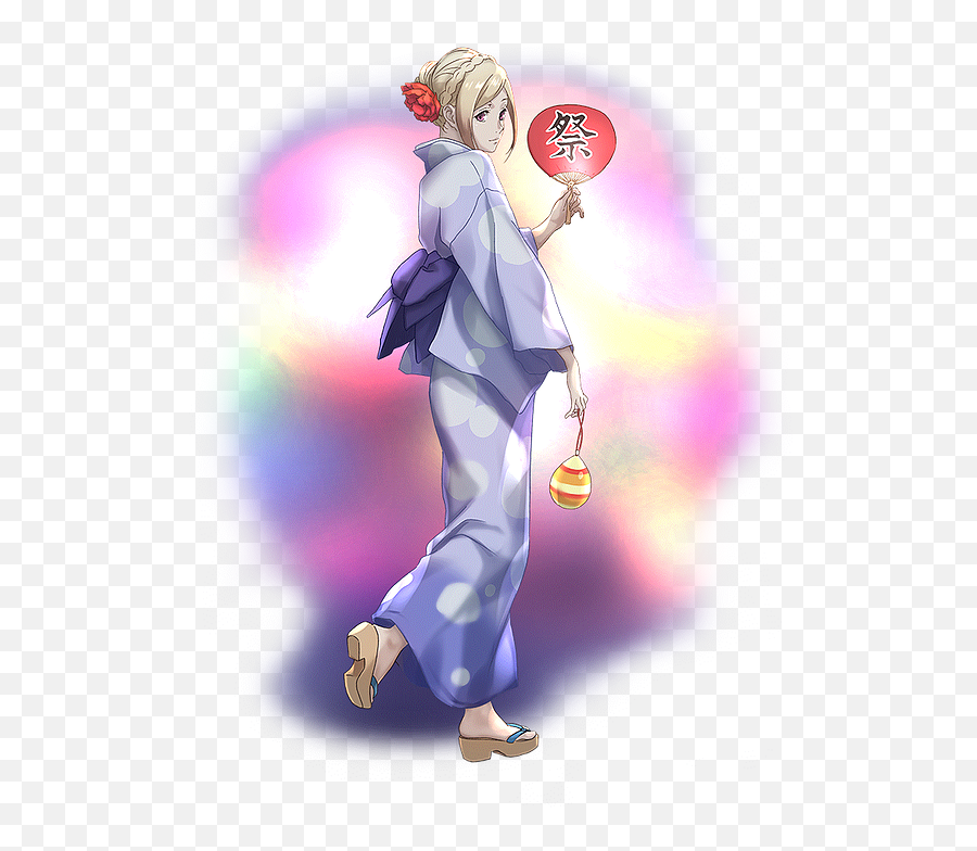 Akira Mado Beautiful In Her Yukata - Cartoon Png,Akira Png