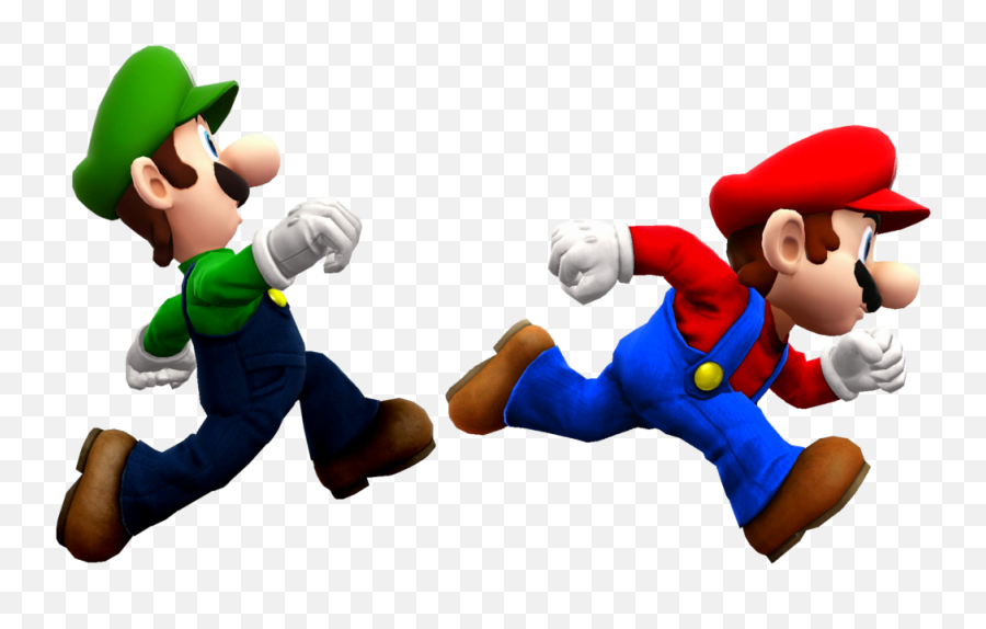 Baby Walking Clip Art - Super Mario Running Png Download Mario And Luigi Running,Super Mario Transparent