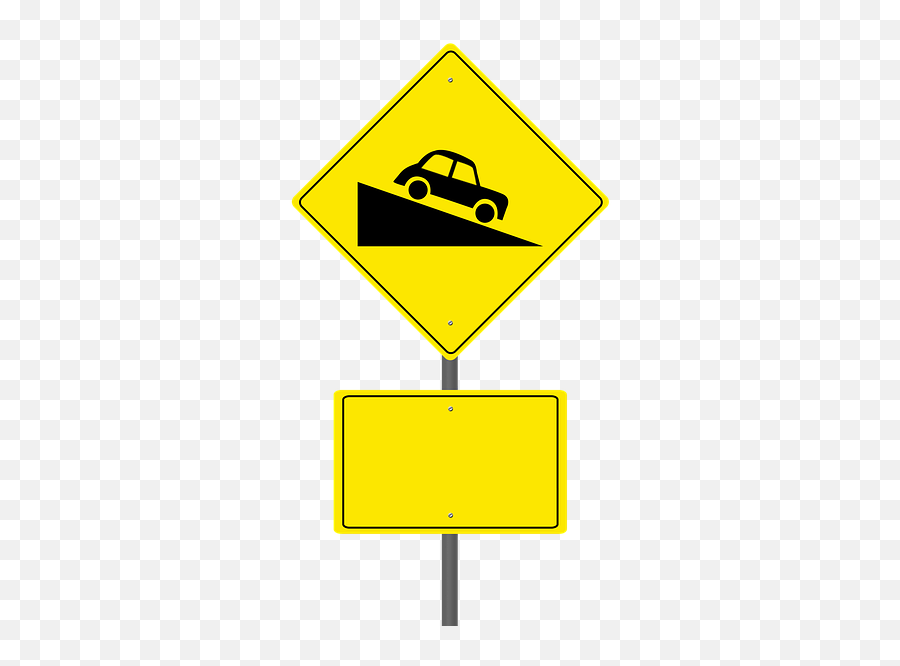 Warning Sign Png - Road Sign Steep Hill Ahead Warning Sign Traffic Sign,Warning Sign Png
