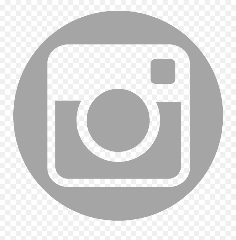Download Hd Free Instagram Logo Png Grey Clipart - Instagram Facebook Logo Gray,Instagram Logo Hd