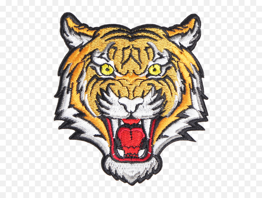 Tiger Face Png - Bij Kiki Ironon Patch Tiger Gucci Tiger Tiger Embroidery,Tiger Face Png