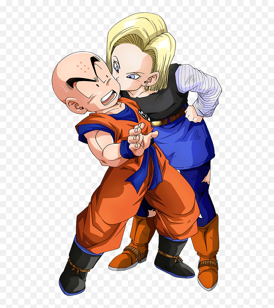 Why Is Krillinu0027s Size So Inconsistent In Dragon Ball Super - Android 18 And Krillin Dokkan Png,Android 18 Png