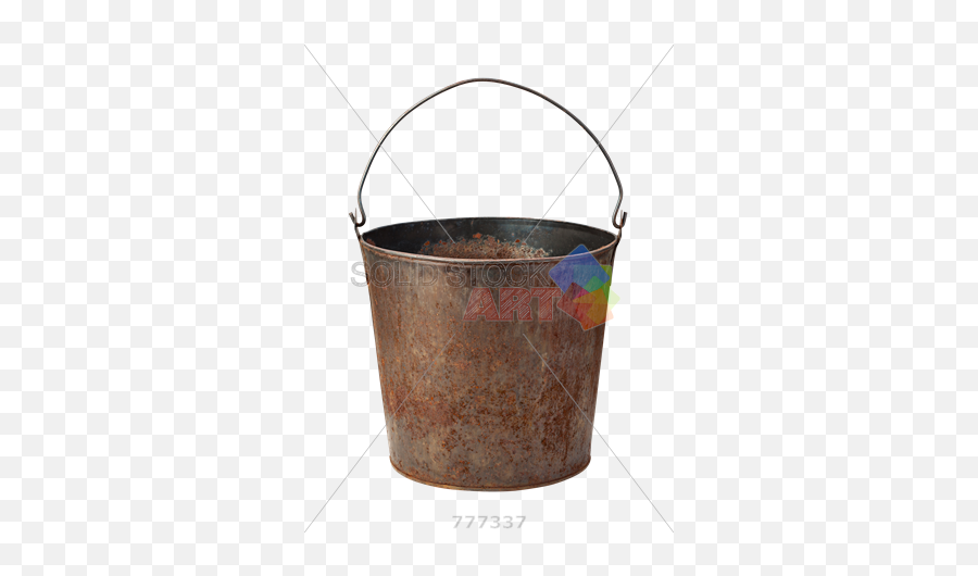Stock Photo Of Rusty Metal Bucket - Old Rusty Bucket Png,Bucket Transparent Background