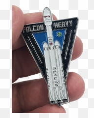 Ff - Spacex Pin Png,Falcon Heavy Logo