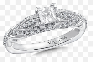 Valina Diamond - Engagement Ring Png,Bling Png