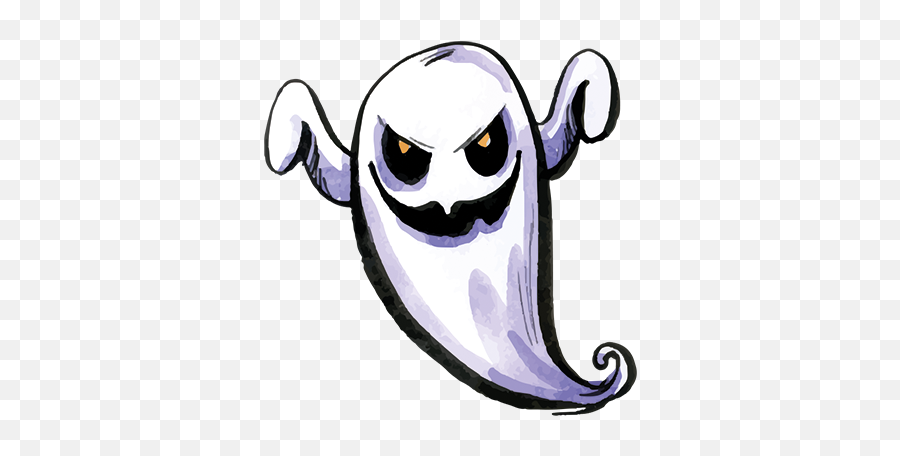 Scary Ghost Wall Sticker - Scary Sticker Png,Spooky Ghost Png