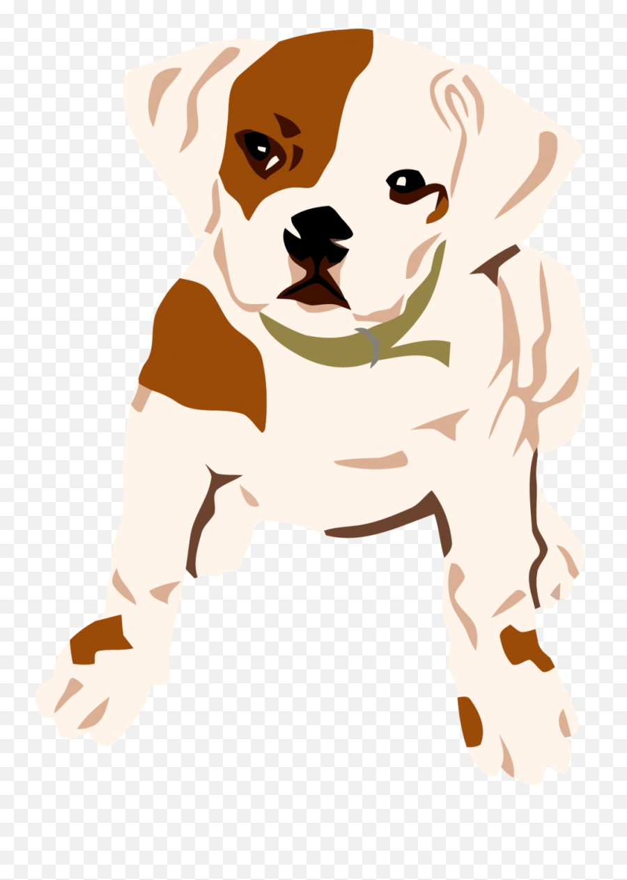 Bulldog Puppy Ganson Med Clipart Png U2013 Clipartlycom - Bulldog,Bulldog Png