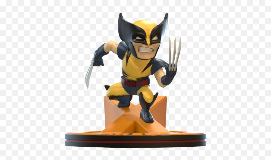 X - Men Wolverine Marvel 80th Anniversary Qfig Diorama 4 Inch Vinyl Figure Wolverine Qfig Png,Wolverine Claws Png
