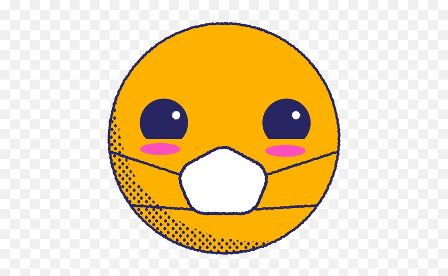 Blushed Emoji With Face Mask Flat - Transparent Png U0026 Svg Face Transparent Sad Emoji,Worried Emoji Png