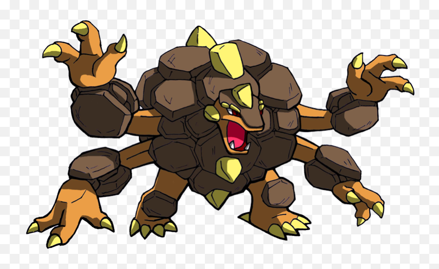 Pokemon Shiny Mega Golem Is A Fictional Character Of - Mega Silvally The Pokemon Png,Golem Png