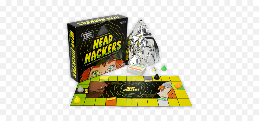 Hackers - Head Hackers Board Game Png,Tinfoil Hat Png
