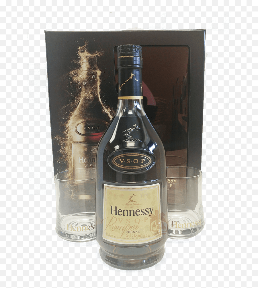 Hennessy Vsop Privilege Gift Set - Hennessy Cognac Vsop Glass Png,Hennessy Bottle Png