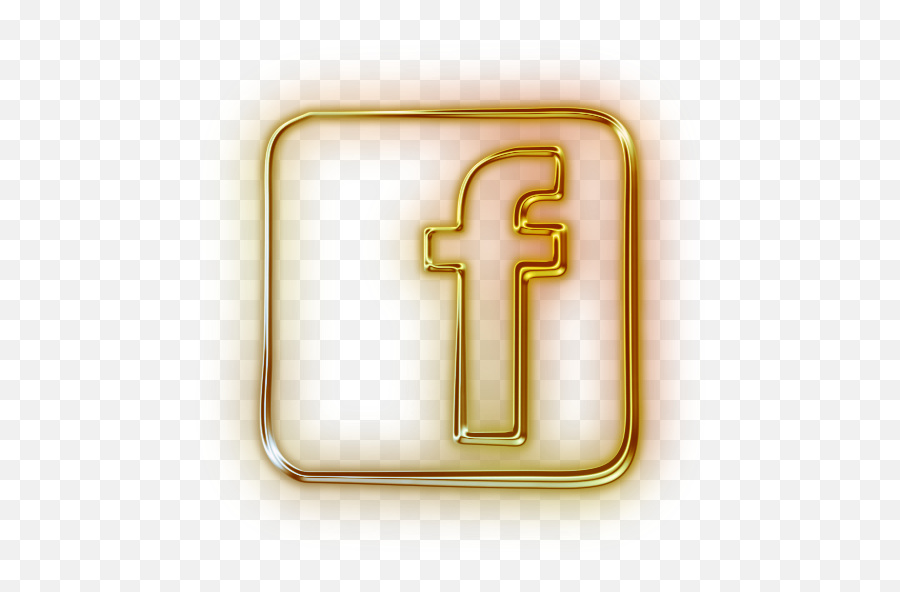 Facebooklogogold U2013 Luxury Shoppingu0026 Concierge Services - Golden Fb Logo Png,Facebook Logo Images
