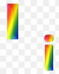 I Letter Png Transparent Images All - Rainbow Letter I Transparent,I Png