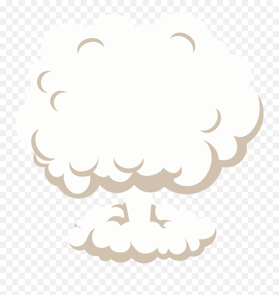 Download Hd Mushroom Cloud Clip Art - Vector Png Explosion Clouds,Mushroom Cloud Transparent