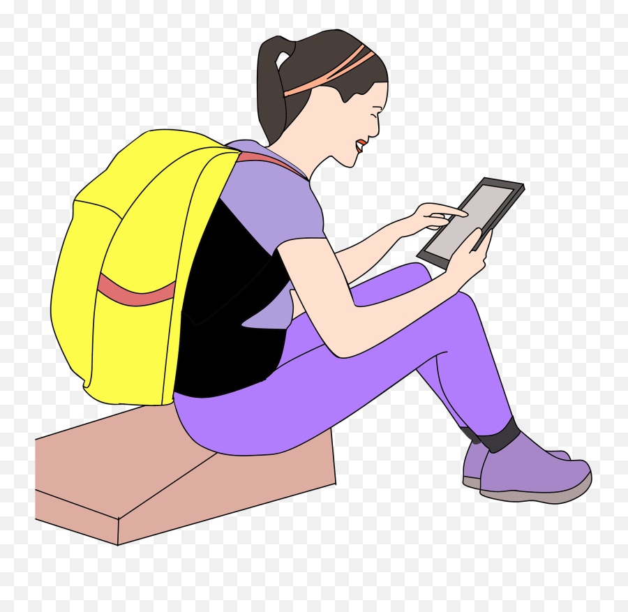 Girl Searching Clipart - Clip Art Png,Searching Png