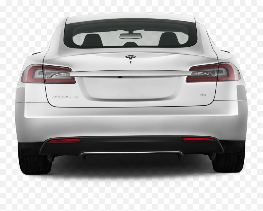 tesla rear view