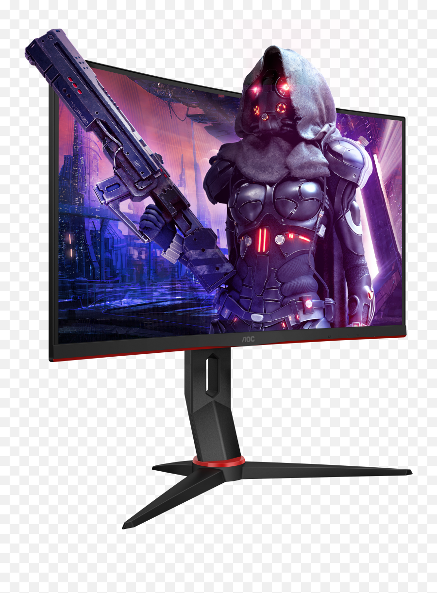 Aoc Announces Four New Gaming Displays With 165 Hz And 1500r - Aoc C24g2ae Png,Transparent Monitors