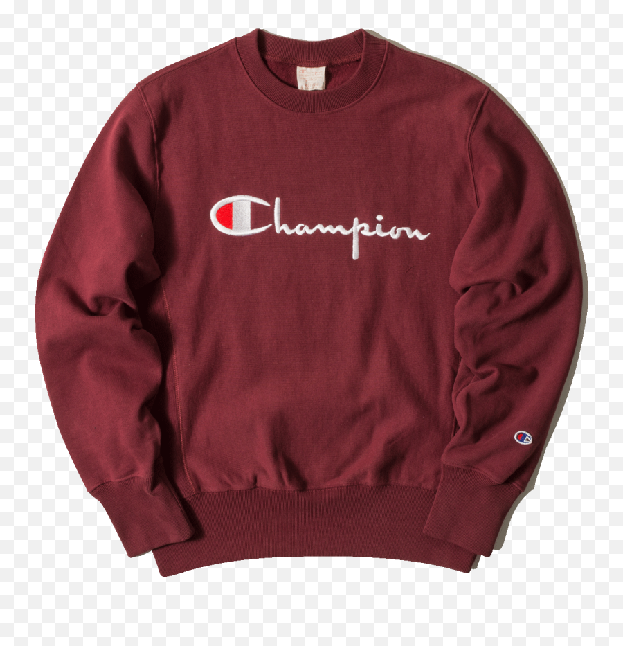 Download Hd Crewneck Sweatshirt 209138 - Champion Sweater Champion Sweatshirt Png,Sweatshirt Png