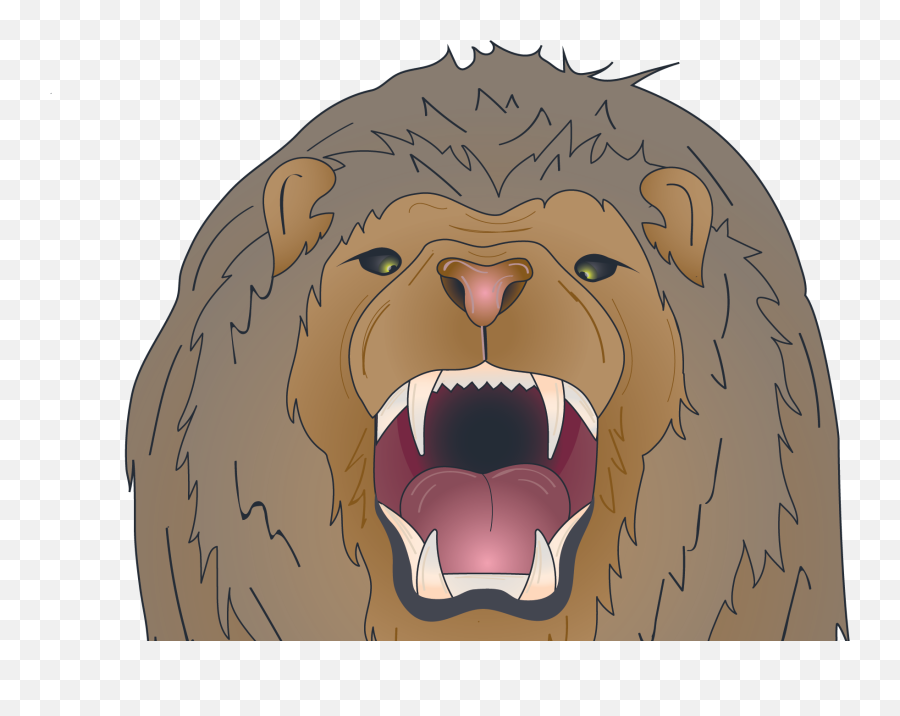 Dribbble - Brllenderlwepng By Anne Drotleff Masai Lion,Lion Roar Png