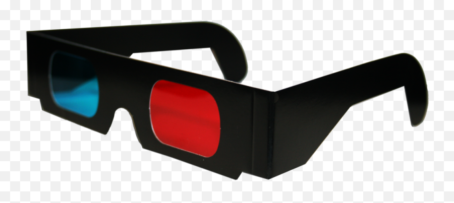 Png - Red Cyan 3d Glasses Black,3d Glasses Png