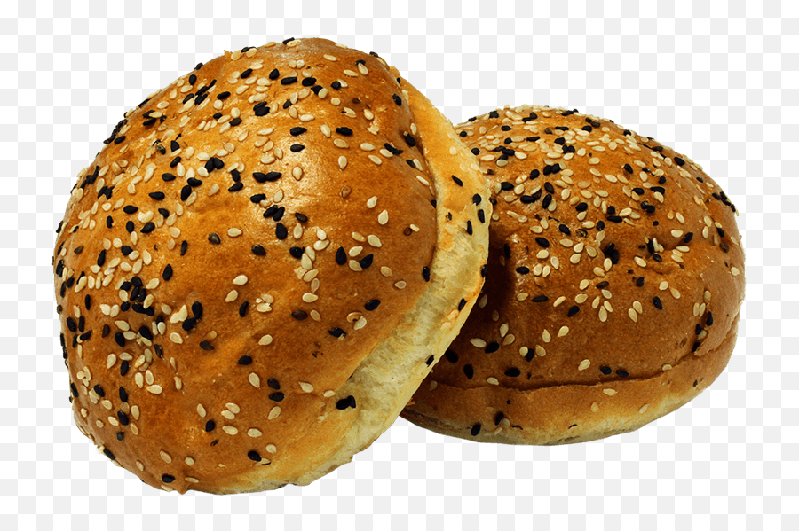 Sesame Burger Bun - Burger Buns With Black Sesame Seeds Png,Burger Bun Png