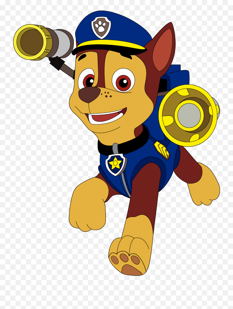 Vetorizado Grátis - Chase Paw Patrol Clipart Png,Marshall Paw Patrol Png