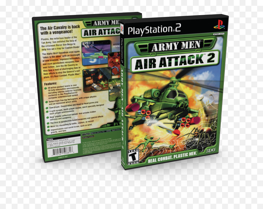Army Men Air Attack 2 U2013 Playstation Archive Png
