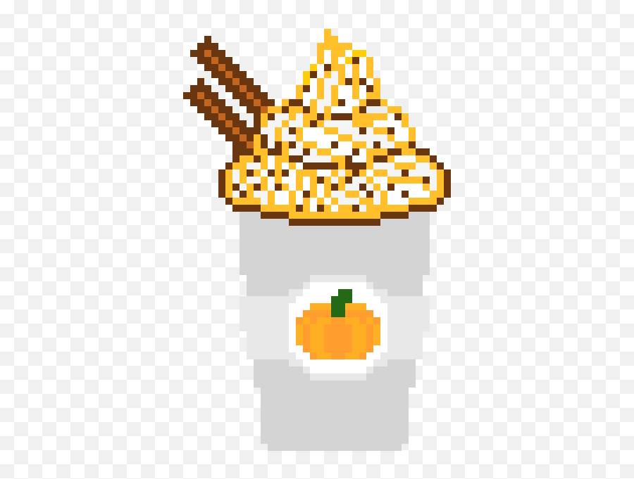 Pumpkin Spice Latte - Transparent Background Pumpkin Spice Latte Pixel Art Png,Pumpkin Spice Latte Png