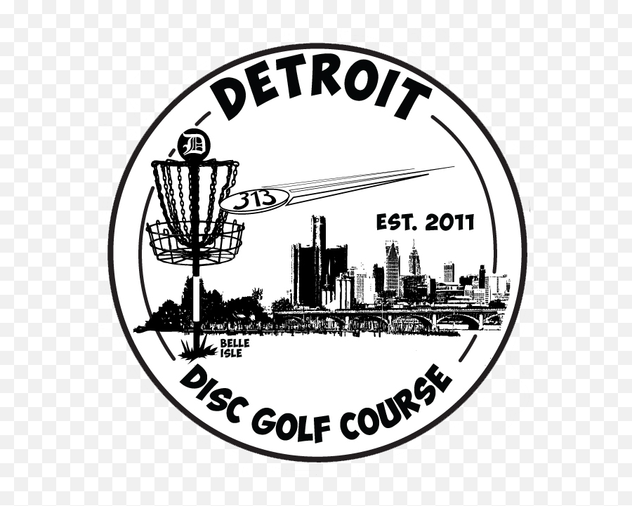 Detroit Disc Golf - Drawing Png,Disc Golf Logo