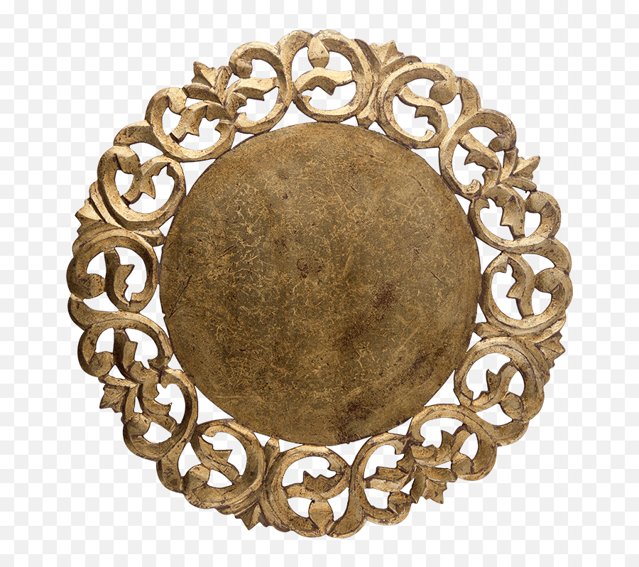 Acanthus Gold - Theoni Collection Mirror Png,Ornate Border Png