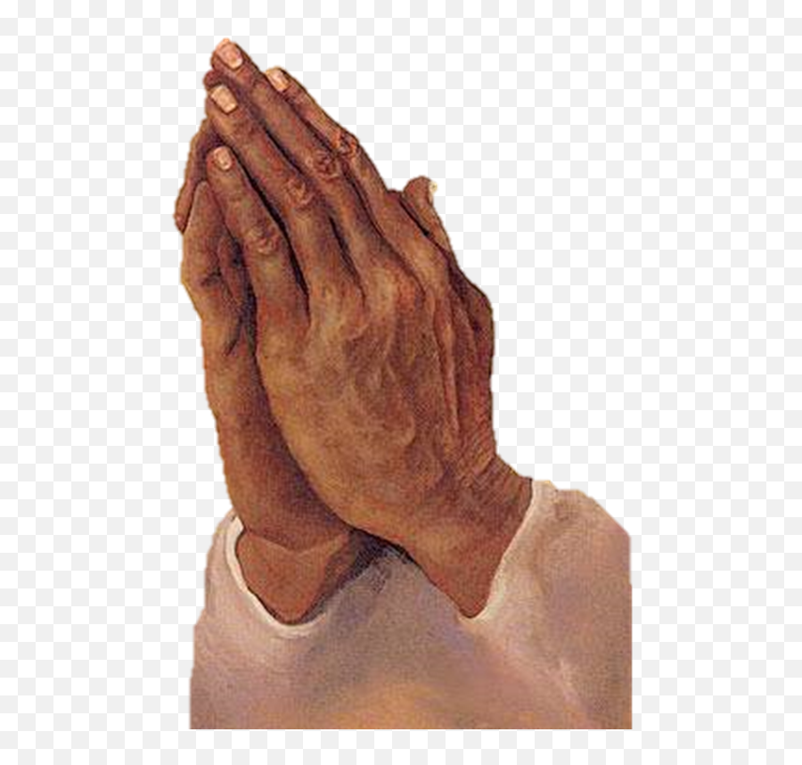 Png Image With Transparent Background - Black Praying Hands With Rosary,Pray Png