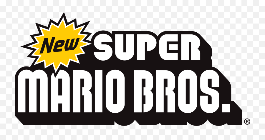Super Mario Bros Logo Png Transparent - New Super Mario Bros Logo,Super Mario Bros Png