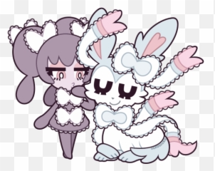 Gothorita And Sylveon By Nekozneko 99271 - Png Images Pngio Gothorita Sylveon,Sylveon Transparent