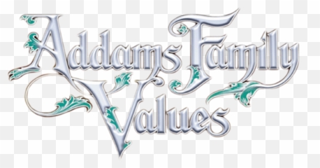 Addams Family Values - Addams Family Values Movie Logo Png,Addams Family Musical Logo