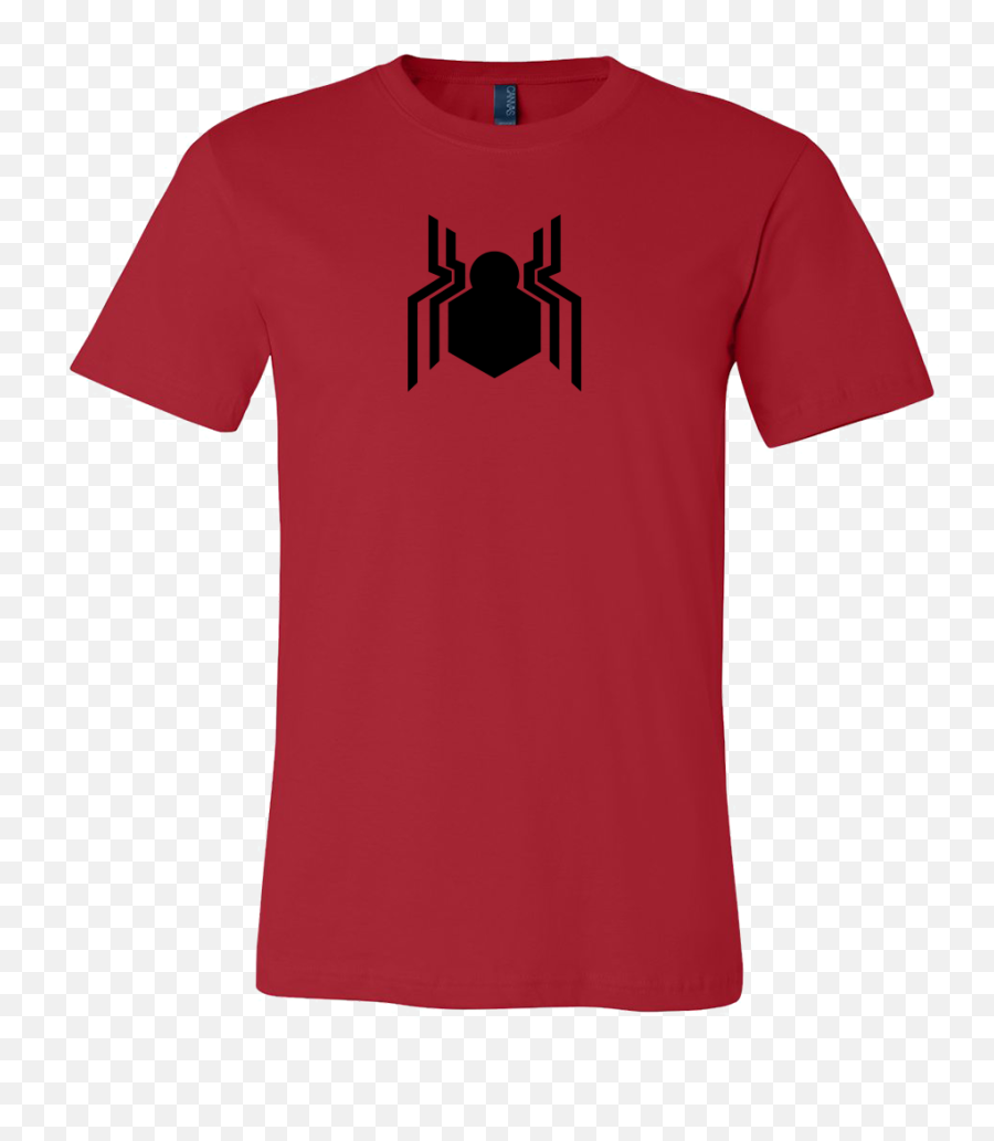 Download Spider Man Homecoming T Shirt - Brown Bella Canvas 3001 Png,Spider Man Homecoming Logo