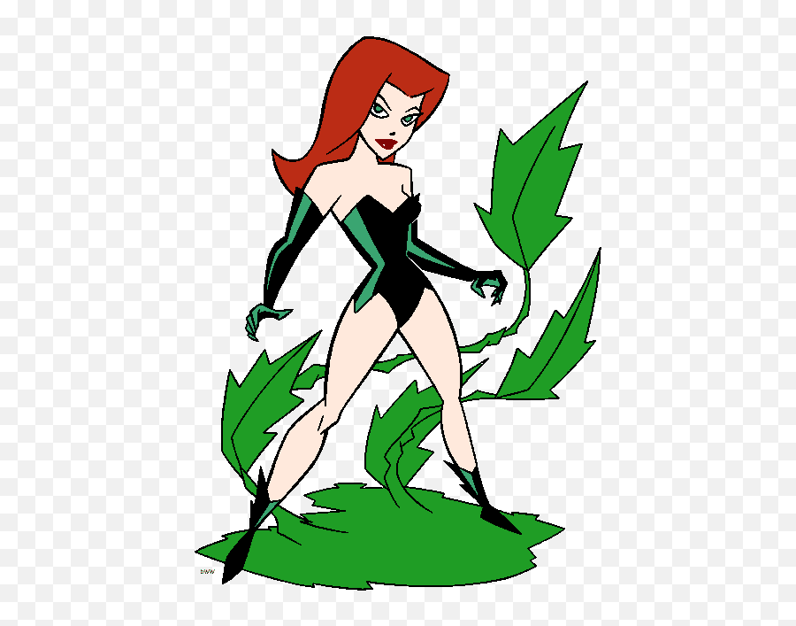 Poison Ivy - Poison Ivy From Batman Cartoon Png,Ivy Transparent