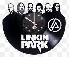 Linkin Park Handmade Vinyl Record Wall - Clock png