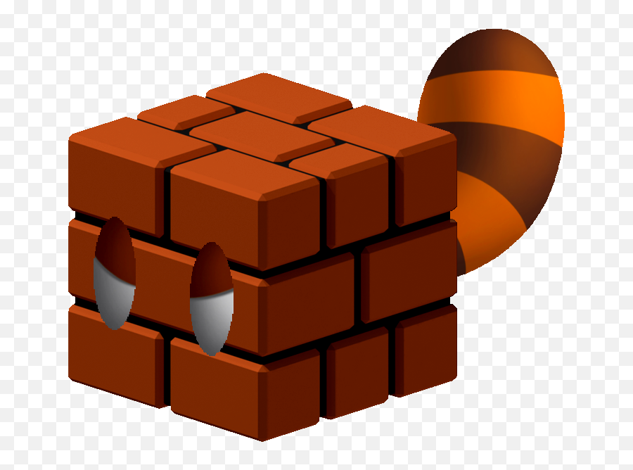 Download Hd Tanooki Block Thing By Yoshigo99 - D4fuegt Mario Super Mario 3d Land Tanooki Block Png,Minecraft Dirt Block Transparent