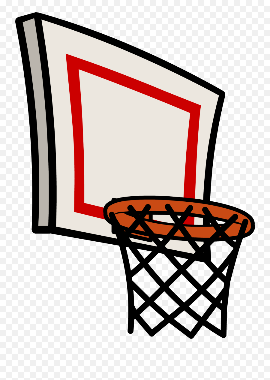 Library Of Banner Black And White Stock Basketball Red Net - Basketball Hoop Clip Art Png,Basketball Rim Png