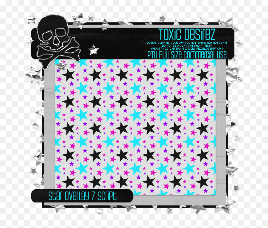 Cu Star Overlay 7 Script Toxic Desirez - 125 Herz Bilder Png,Star Overlay Png