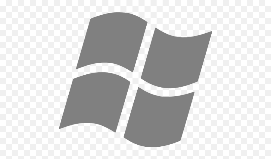 Gray Os Windows Icon - Windows Logo Png,Windows Icon For Mac