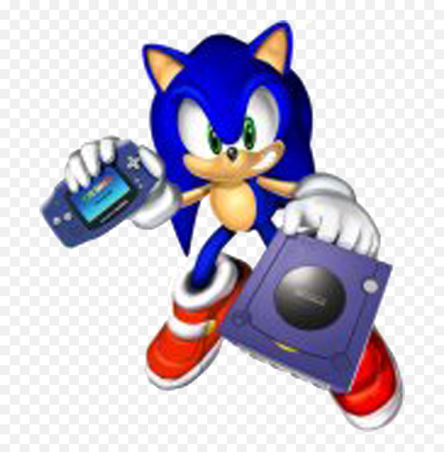 Sonic Video Game Series - Gamecube And Gameboy Advance Gameboy Advance Sonic Games Png,Gamecube Png
