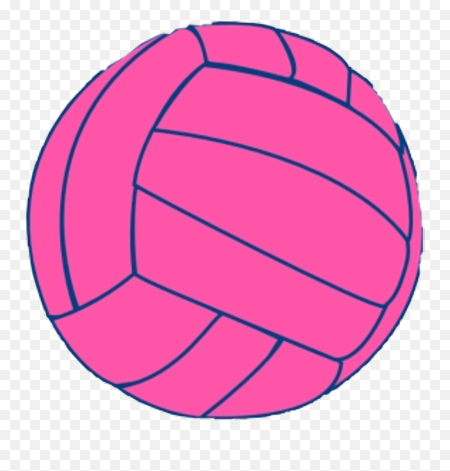Pink - Transparent Background Netball Png,Volleyball Transparent Background
