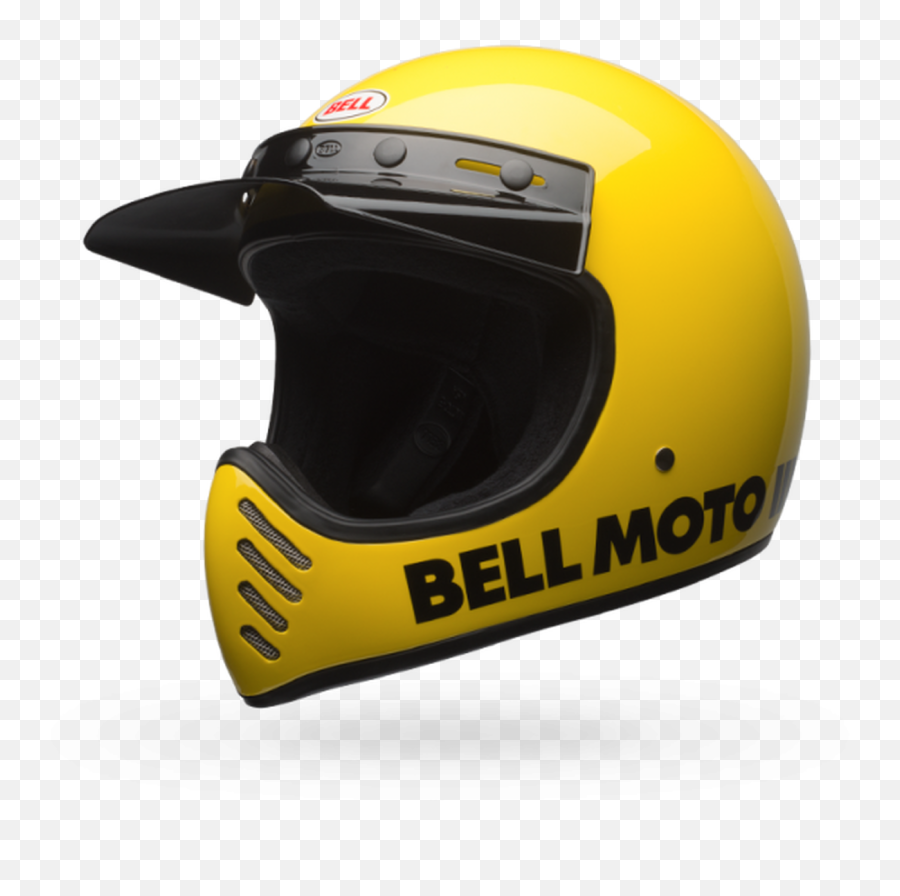 Motorcycle Helmet Yellow - Harga Helm Bell Moto 3 Png,Icon Battlescar