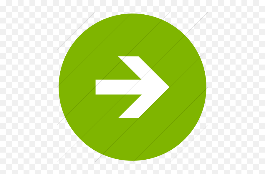 Iconsetc Flat Circle White - Dot Png,Green Right Arrow Icon